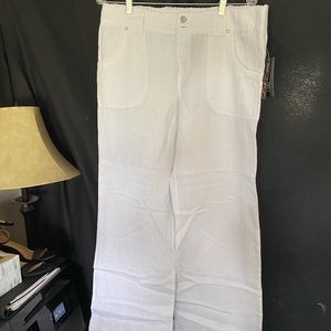 White Linen Pants